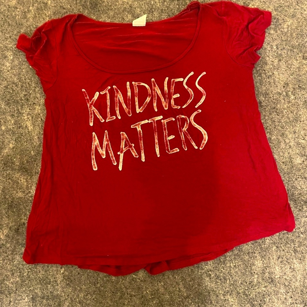 Kindness Matters Auburn Short Sleeve T-shirt - Picture 2 of 3